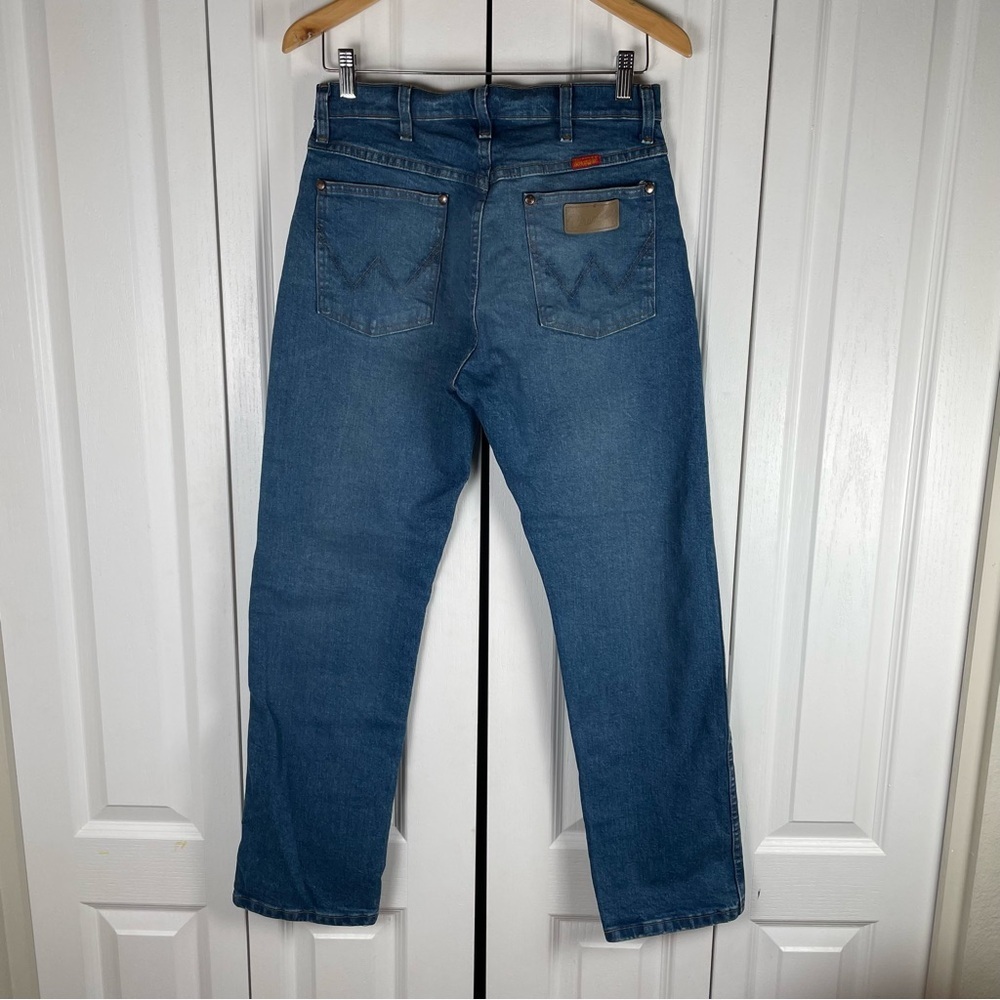 Wrangler A001 3030 Jeans Women’s 28 Blue Straight Leg Coastal Cowgirl Western - Picture 7 of 15